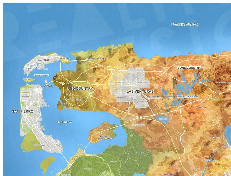 GTA 6 Map What is the ideal map size for a GTA game?