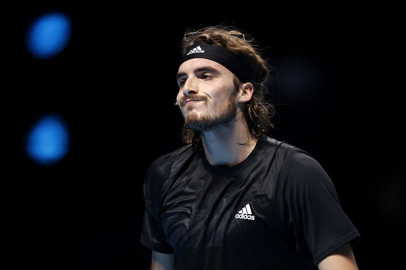 Stefanos Tsitsipas at the Nitto ATP Finals 2020