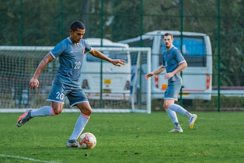 FC Goa players in action during a pre-season friendly ahead of ISL 2020-21