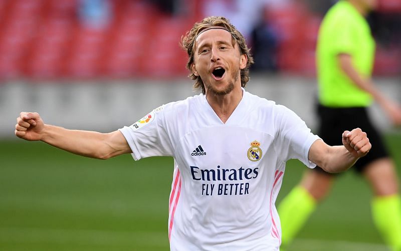 Luka Modric in action for Real Madrid