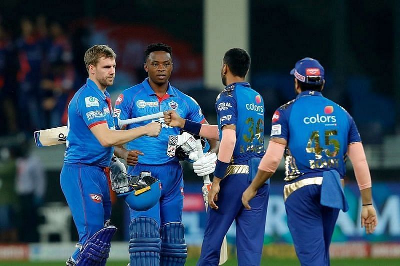 Mumbai Indians vs Delhi Capitals in IPL 2020 final. Pic: IPLT20.COM