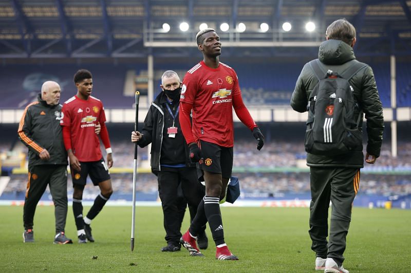Pogba was absent during their win over West Brom