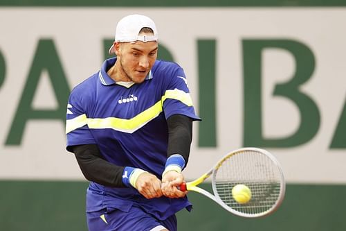 Jan-Lennard Struff at the 2020 French Open