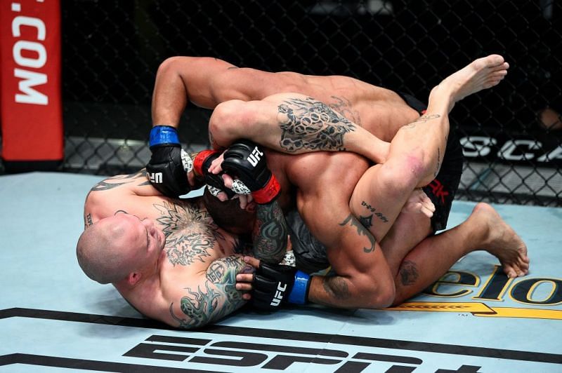 Anthony Smith submitted Devin Clark in last night&#039;s makeshift UFC main event