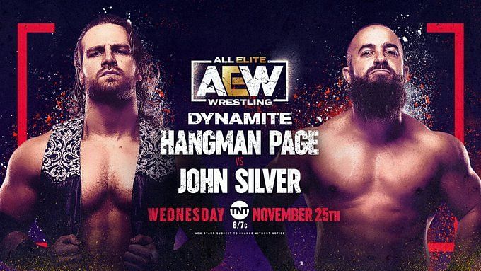 AEW adds a match between Hangman Page and John Silver to an already stacked edition of Dynamite.