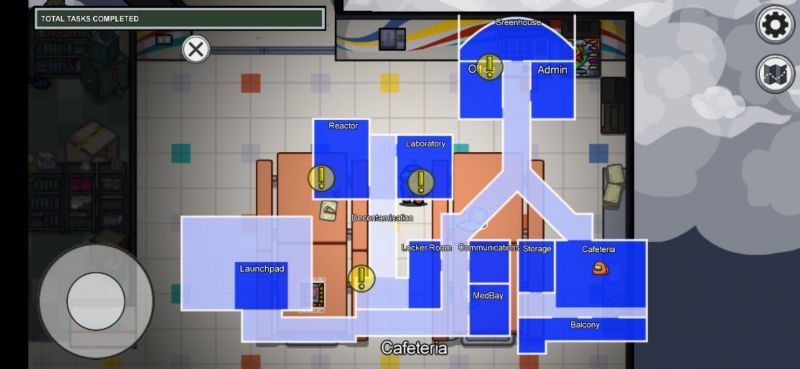 among us map layout mira