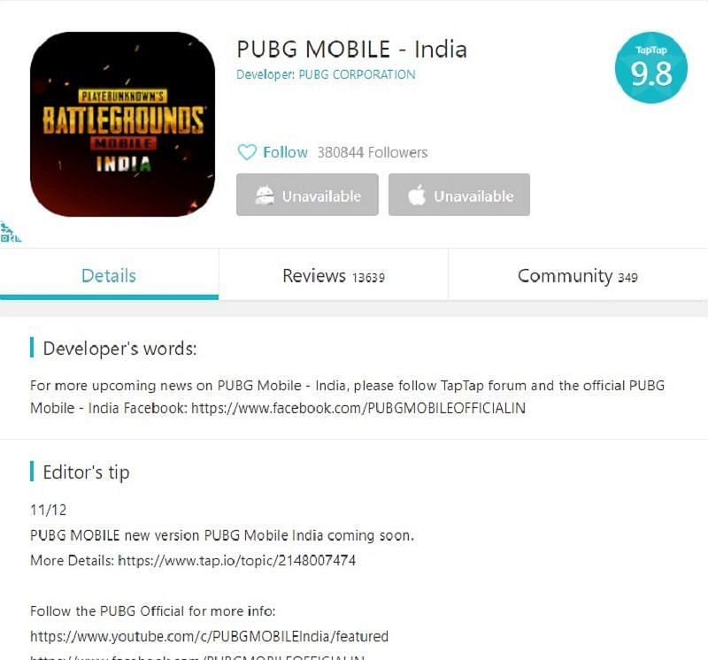 PUBG Mobile - India on TapTap