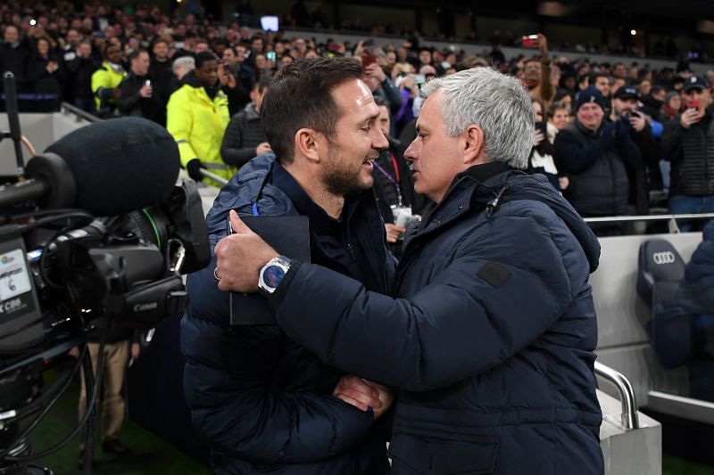 Frank Lampard&#039;s Chelsea and Jose Mourinho&#039;s Tottenham will go head to head on Sunday