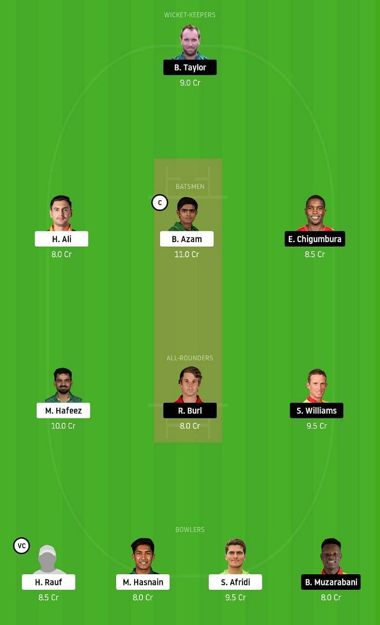 PAK vs ZIM 3rd T20 Dream11 Tips