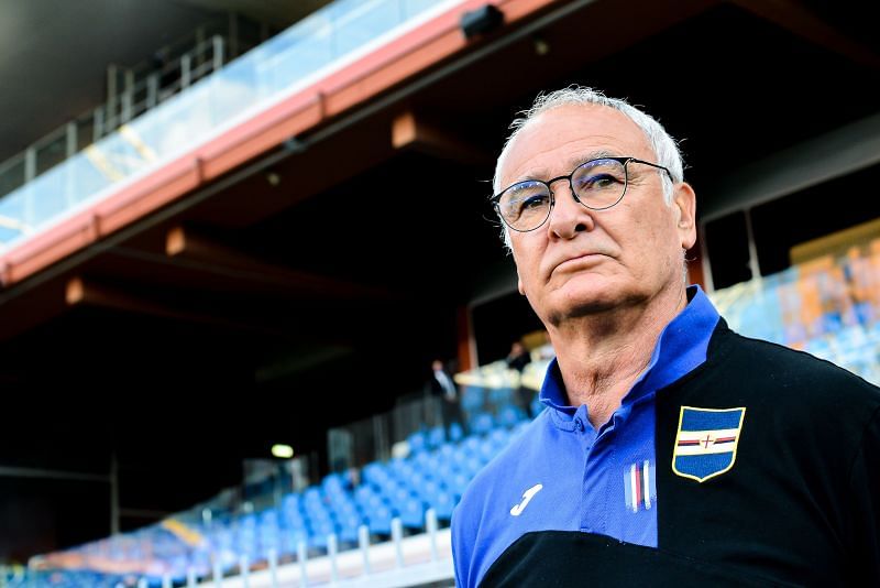 Sampdoria coach Claudio Ranieri