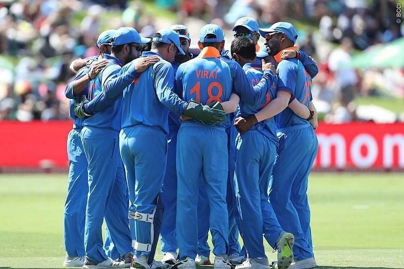 indian team with new jersey