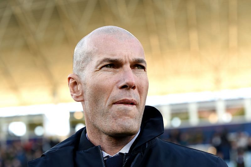 Zinedine Zidane, manager of Real Madrid