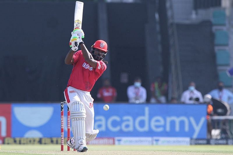 Chris Gayle managed to score just 12 runs off 19 balls for Kings XI Punjab [P/C: iplt20.com]