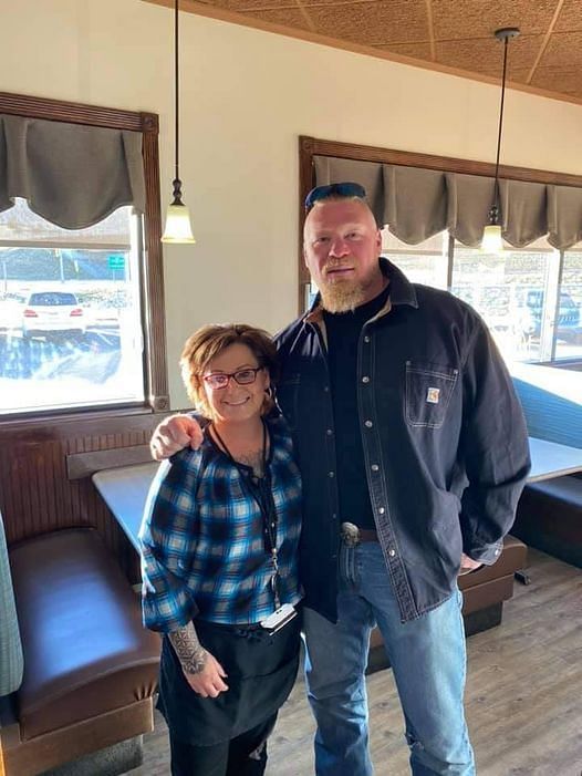 Brock Lesnar spotted with a unique new look