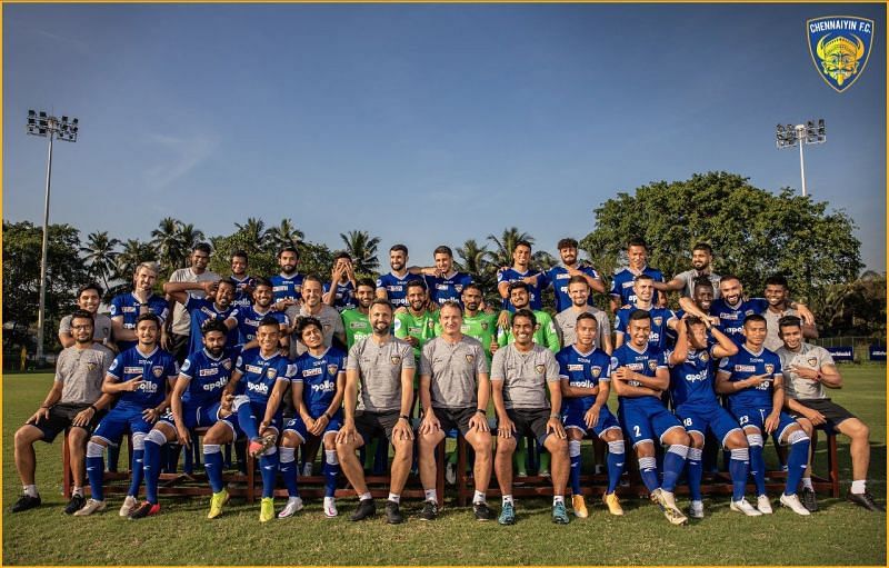 CFC Squad for ISL 2020/21 (Image Courtesy: Twitter/@ChennaiyinFC)