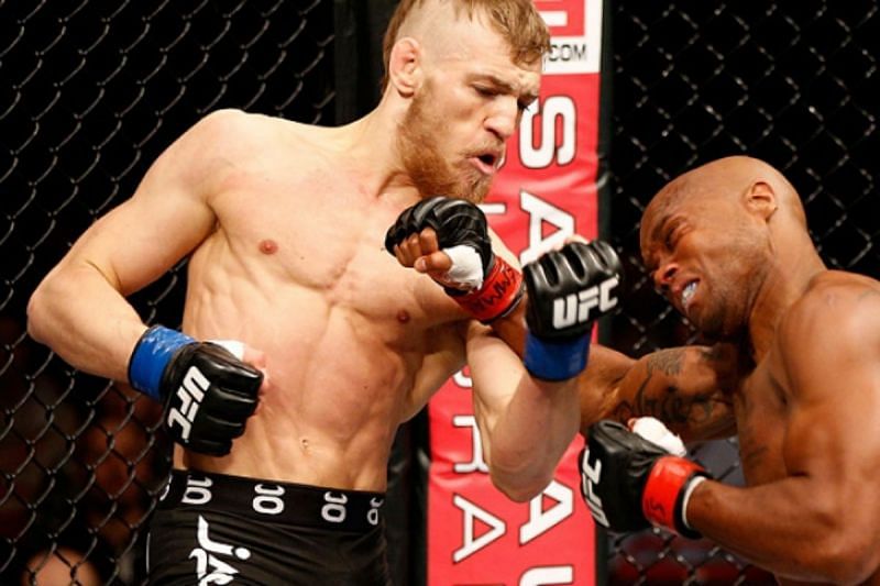 Conor McGregor against Marcus Brimage on his UFC debut