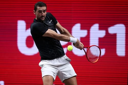 Marin Cilic at the Bett1Hulks Indoors 2020