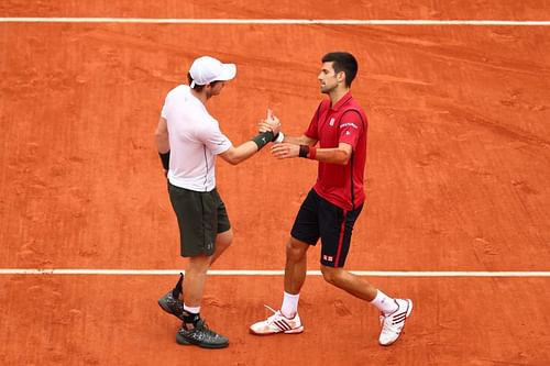 Novak Djokovic and Andy Murray