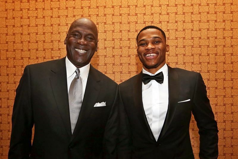 Michael Jordan and Russell Westbrook