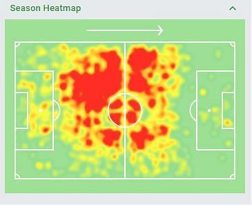 Matti Steinmann Heat Map 19/20.