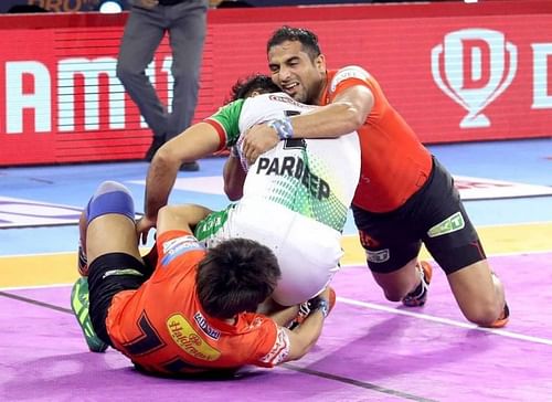 Sandeep Narwal played for U Mumba in Pro Kabaddi Season 7.