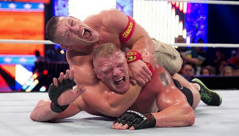 Cena and Lesnar tore down the house at WWE Extreme Rules!