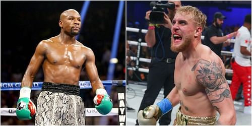 Floyd Mayweather and Jake Paul