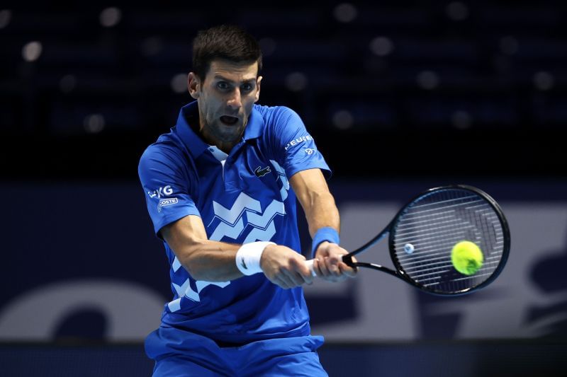 Novak Djokovic at the Nitto ATP Finals