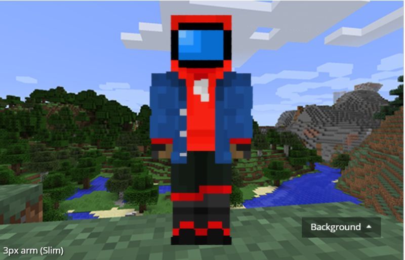 Mine Blocks Skins on X: Among Us Crewmate Red skin by Jose Estebam!    / X