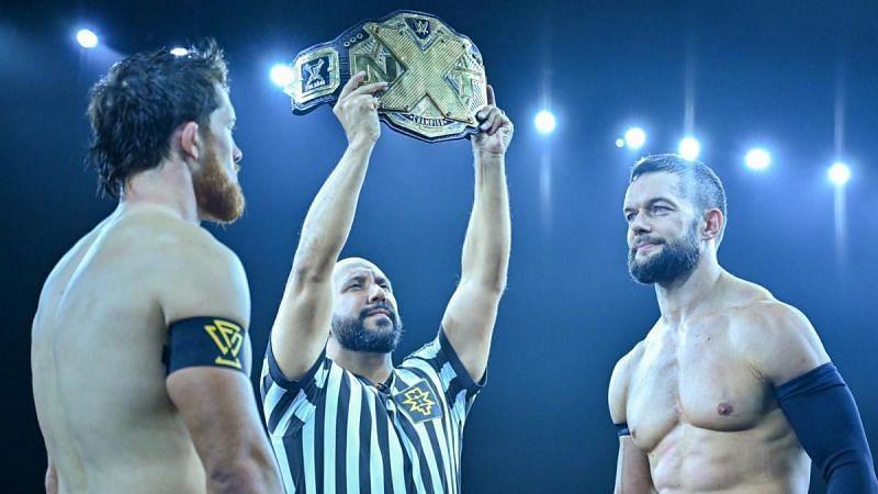 Moments before Kyle O&#039;Reilly challenged Finn Balor for the NXT Championship (NXT Takeover 31)