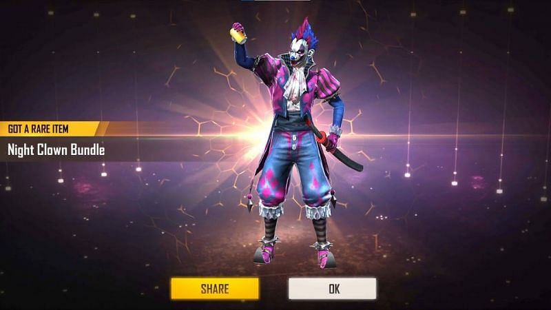 Night Clown Bundle in Free Fire: All you need to know