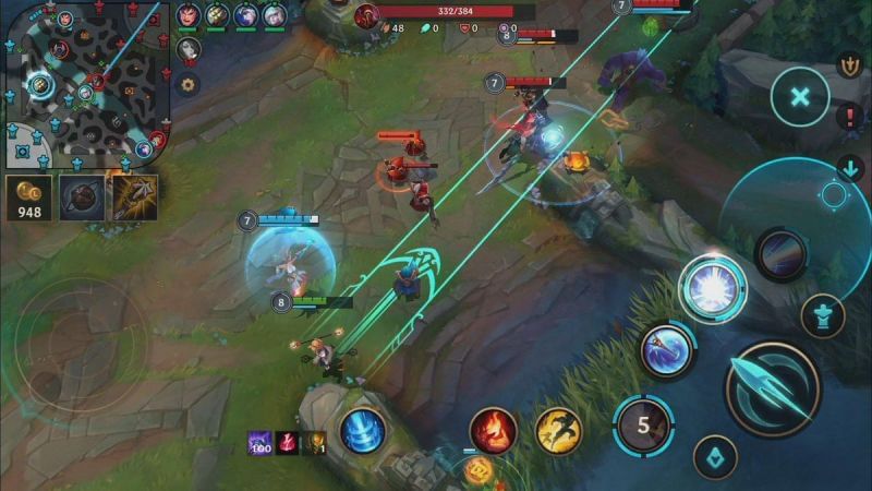 League of Legends: Wild Rift, Interface In Game