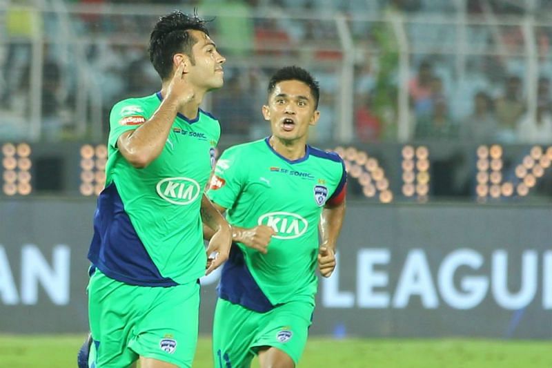 Sunil Chhetri and Miku formed an exceptional pair for Bengaluru FC in their debut ISL season.