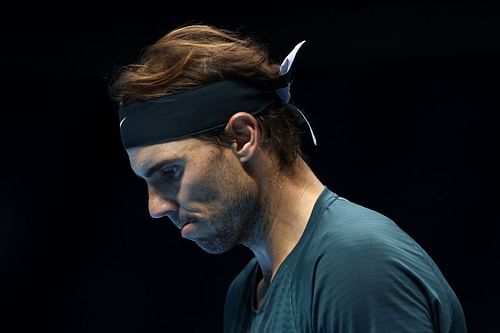 Rafael Nadal at the Nitto ATP Finals 2020