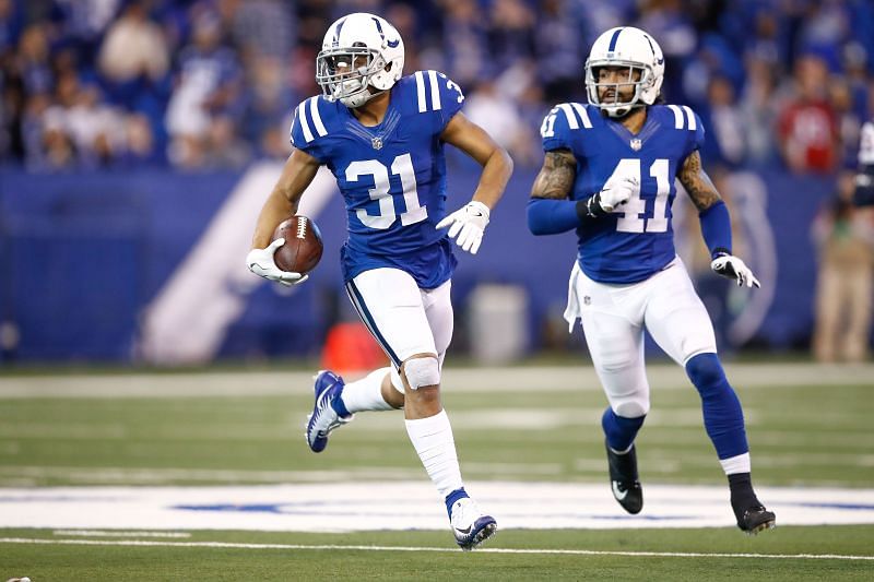 Quincy Wilson (31) with the Indianapolis Colts in 2019