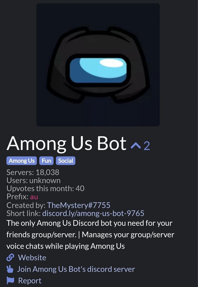 Among Us Discord Bot