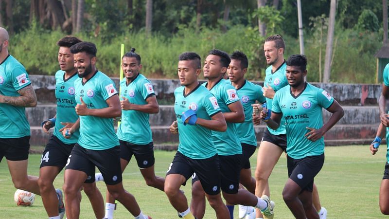 Jamshedpur FC players in training