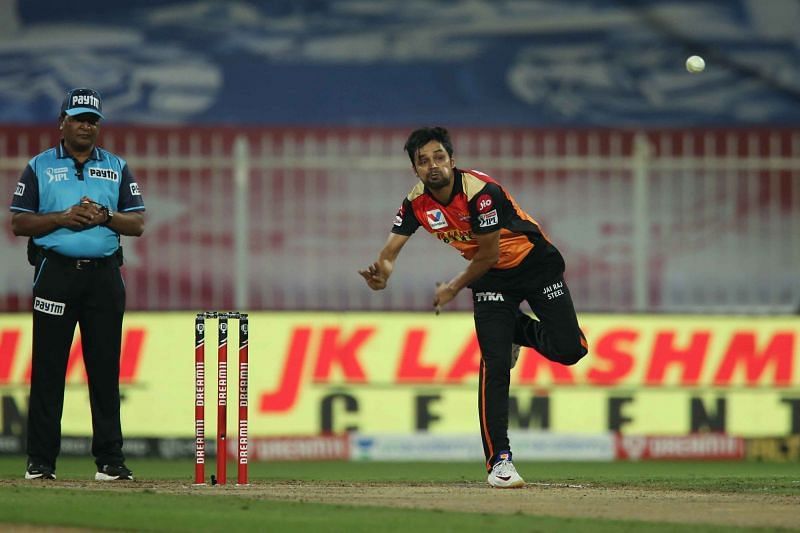 SRH&#039;s left arm spin weapon showed his worth when it mattered. [PC: iplt20.com]