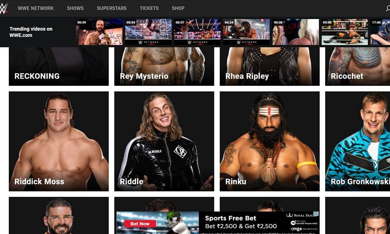 Riddle's new name on the site