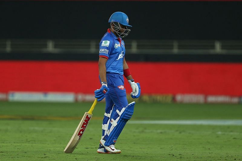 Prithvi Shaw has failed to deliver at the top of the order for the Delhi Capitals [P/C: iplt20.com]