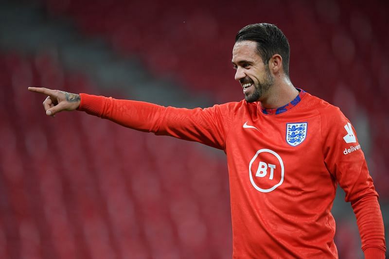 Danny Ings before an England game