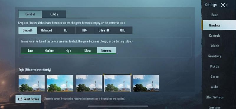 PUBG Mobile Graphics