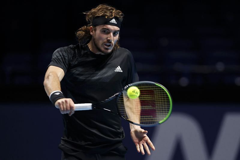 Stefanos Tsitsipas at the Nitto ATP Finals