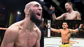 Khamzat Chimaev enters UFC Welterweight rankings after removal of Nate Diaz and Rafael dos Anjos