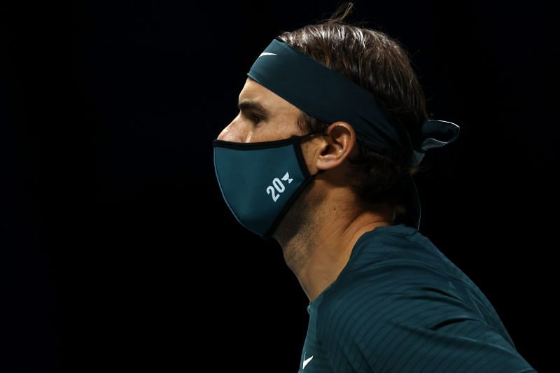 Rafael Nadal at the ATP Finals 2020
