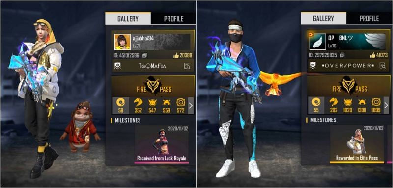 Ajjubhai vs BNL: Who has the better stats in Free Fire?