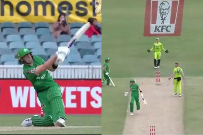 BBL 2020-21: Melbourne Stars' Nick Larkin 'hides the ball' to take a cheeky single [Watch]