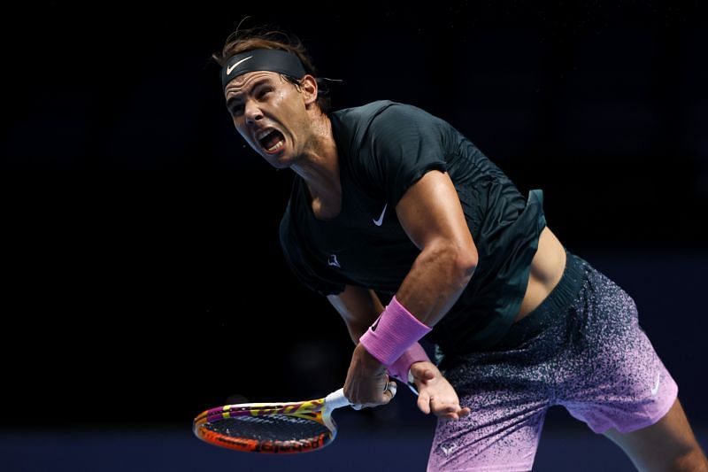 Rafael Nadal at the Nitto ATP Finals 2020