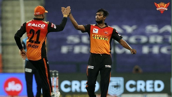 T Natarajan was an integral part of the SRH bowling attack in IPL 2020