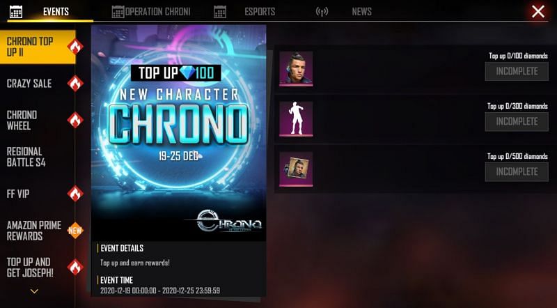 Cr7 S New Chrono Character In Free Fire How To Obtain The Character Price Ability And More